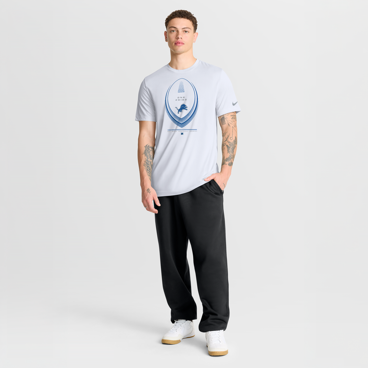 Nike Men's Nike White Detroit Lions Legend Icon Dri-FIT T-Shirt (Men ...