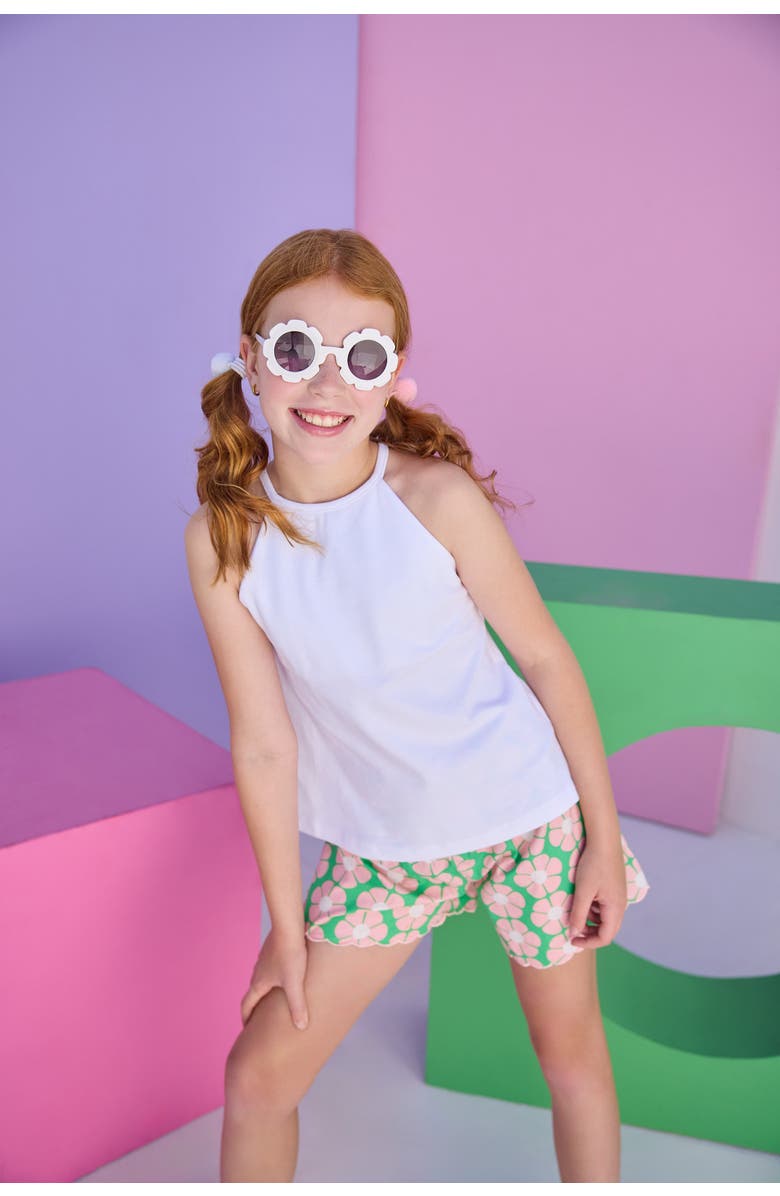 BISBY Kids' Knit Halter Top, Alternate, color, White