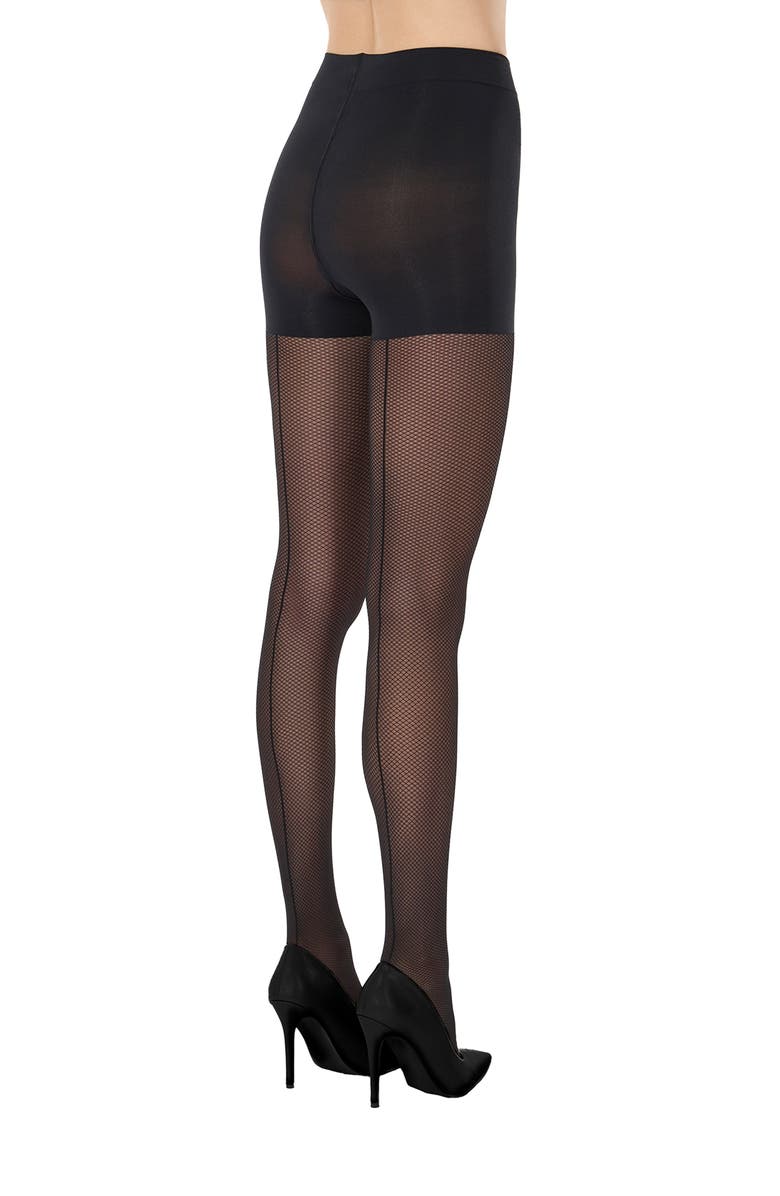 Wolford Bacseam Illusion Tights, Main, color, Black
