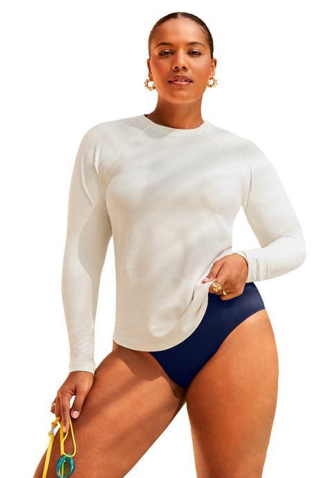 Chlorine Resistant Quick-Dry Long Sleeve Swim Rash Guard (Plus Available)