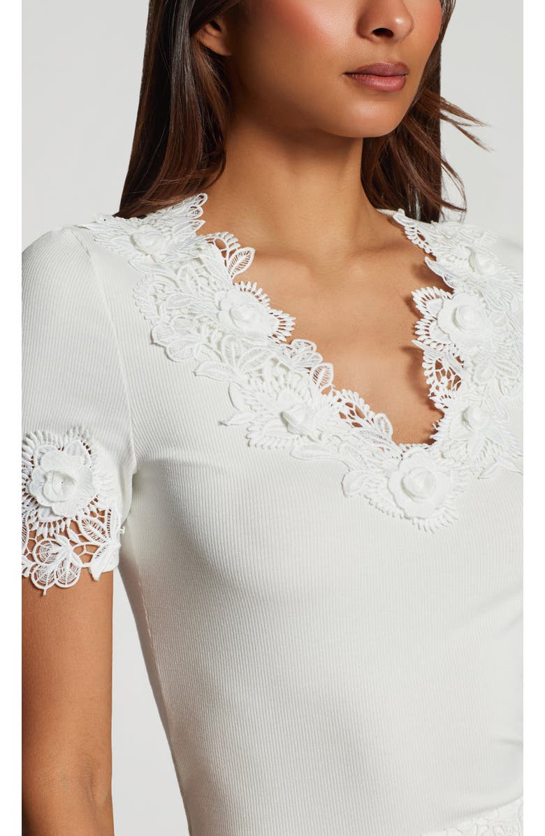 Generation Love Shiloh 3D Lace Combo Top, Alternate, color, White