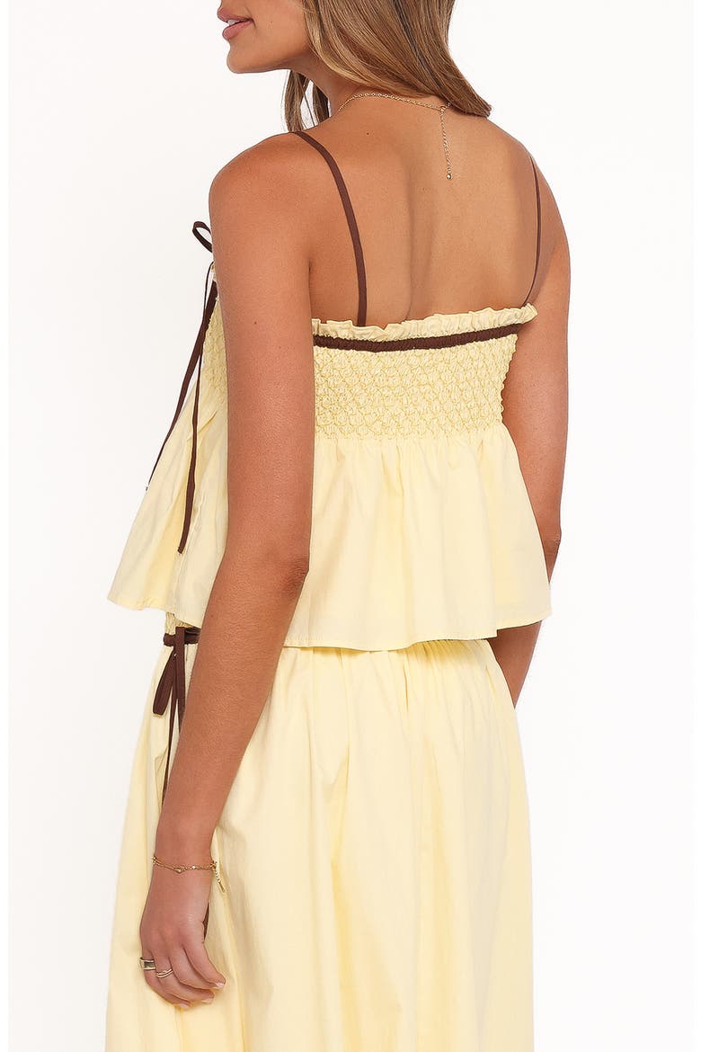 Mireille Babydoll Top, Alternate, color, LEMON