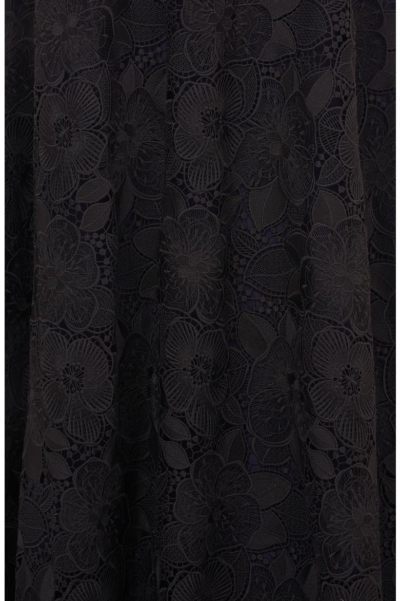Ellie Lace A-Line Gown, Alternate, color, NAVY/ BLACK