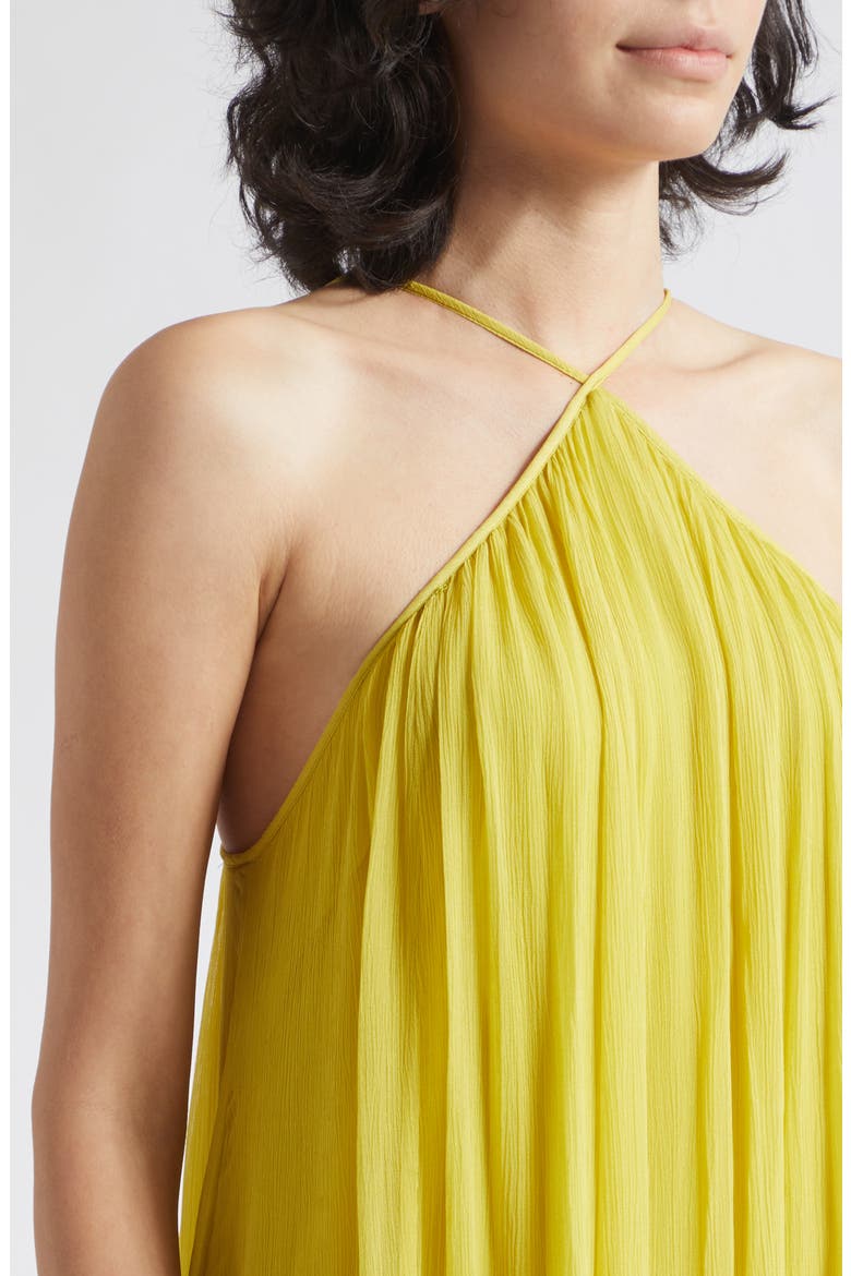 Dasha Halter Maxi Dress, Alternate, color, CITRON
