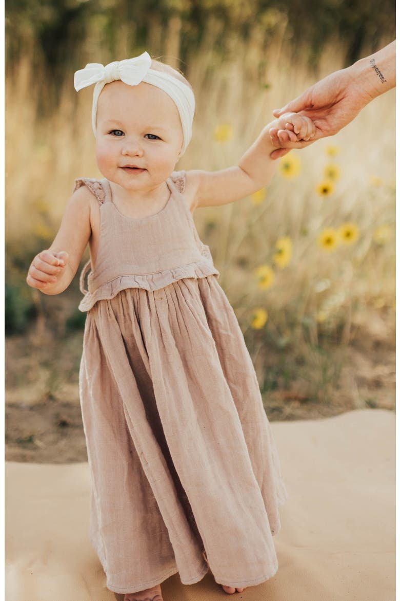 Knotted Bow Headband, Alternate, color, WHITE