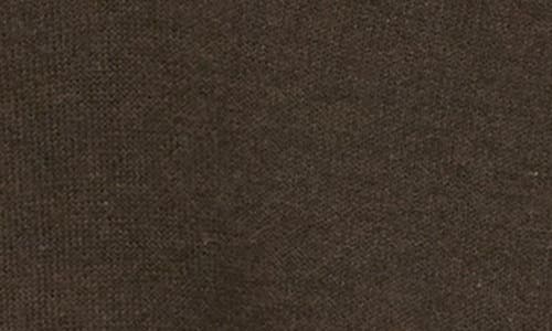 Bottega Veneta Relaxed Fit Double Cotton Blend V-neck Sweater In 2164 Dark Chestnut