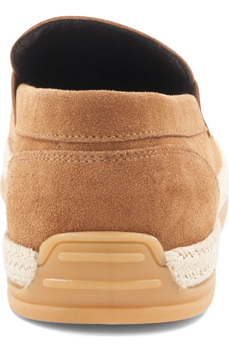 Bruno Magli Alfama Espadrille Penny Loafer, Alternate, color, Cognac Suede