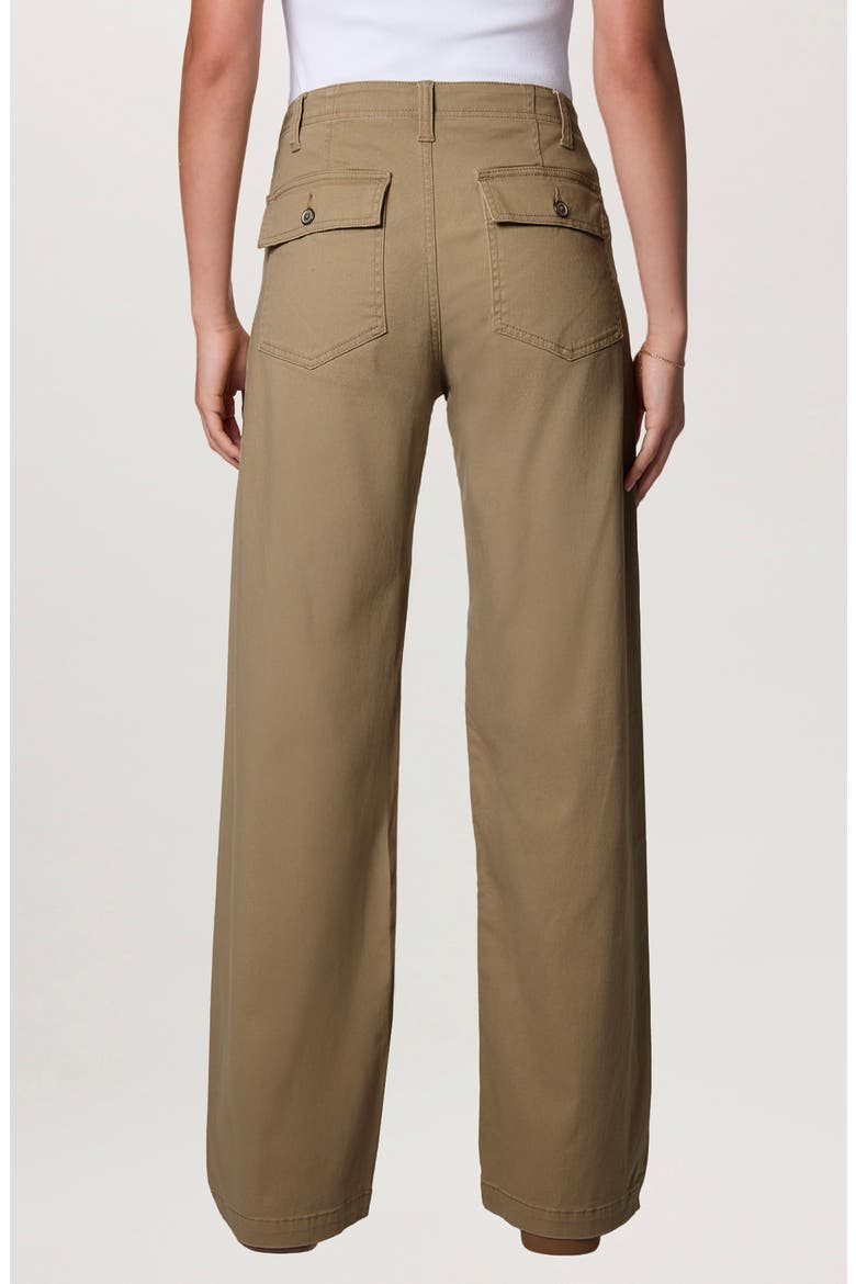 Della High Waist Wide Leg Pants, Alternate, color, SANDY BROWN
