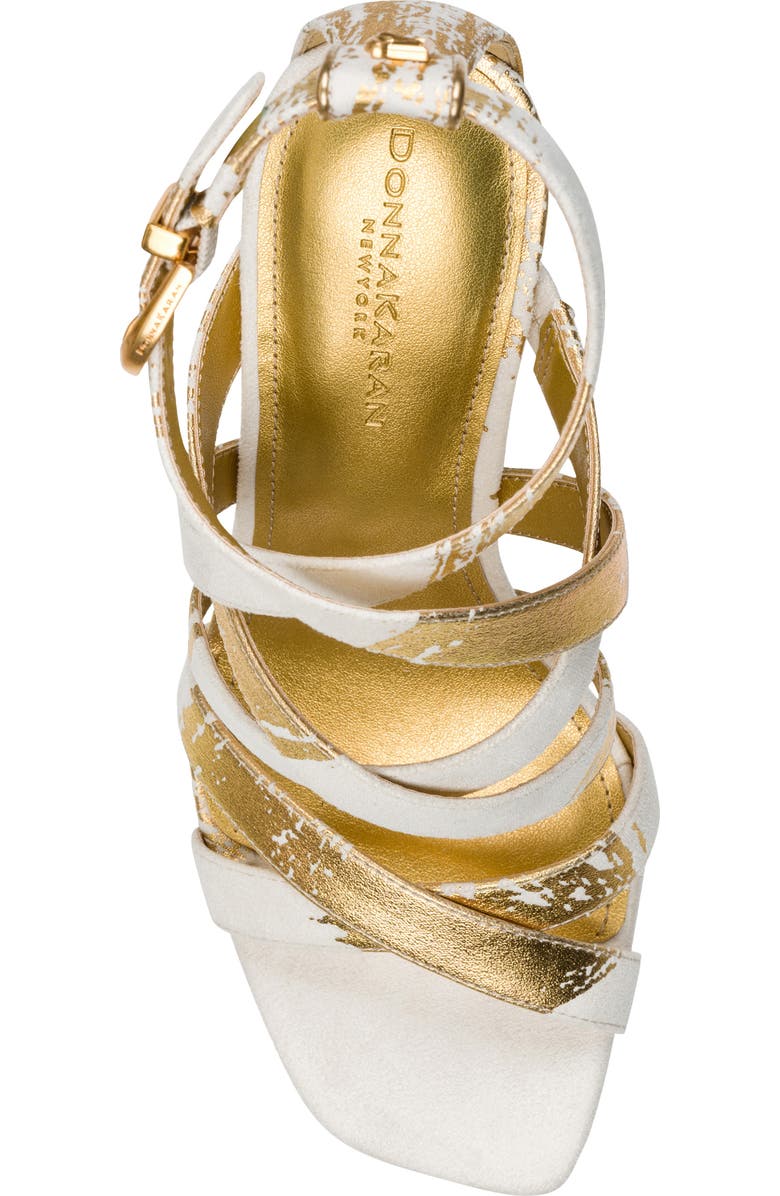 DKNY Briarrose Ankle Strap Sandal, Alternate, color, Ivory