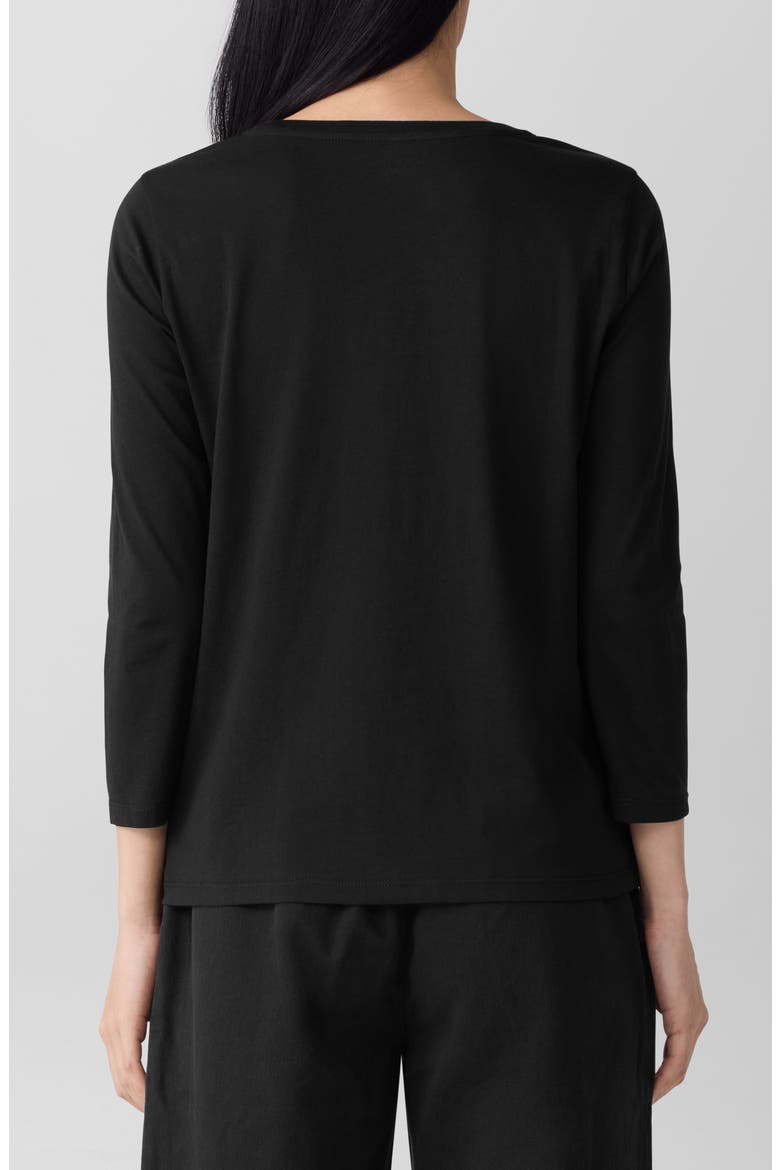 Organic Cotton Top, Alternate, color, BLACK