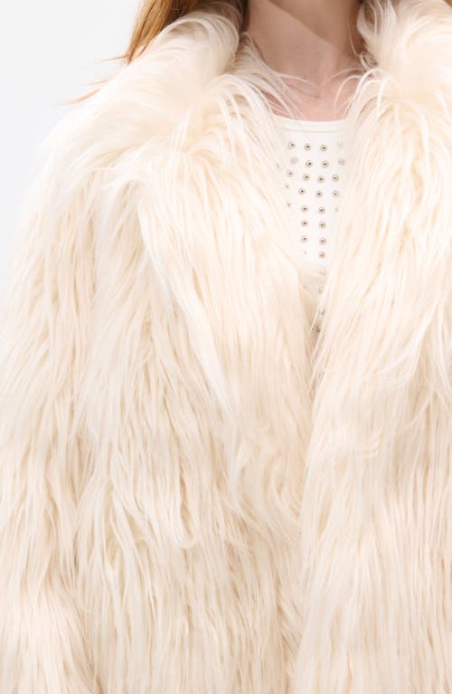 Azalea Wang Breckenridge Faux Fur Jacket In White