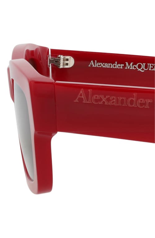 Alexander Mcqueen Mcqueen 56mm Square Sunglasses In Multi