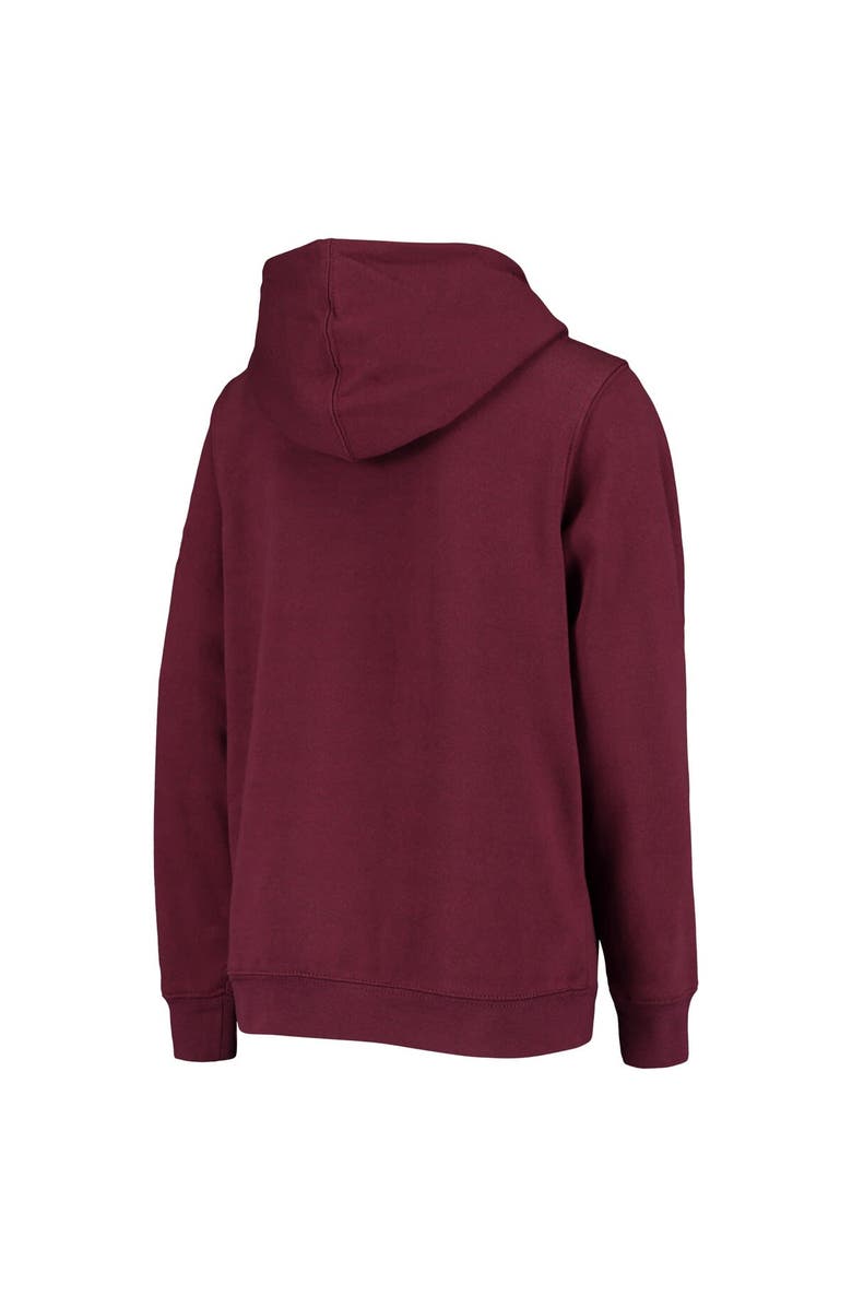 STADIUM ATHLETIC Youth Maroon Mississippi State Bulldogs Big Logo Pullover Hoodie, Alternate, color, Maroon