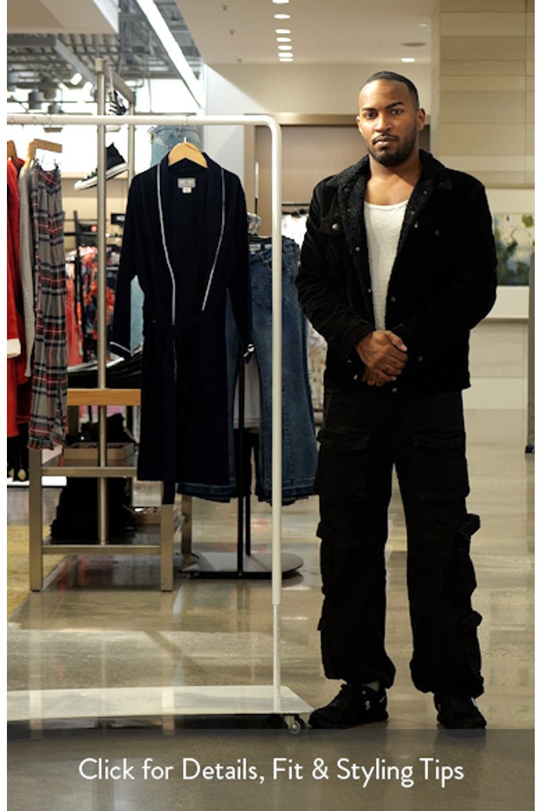 Navy Flannel Robe video
