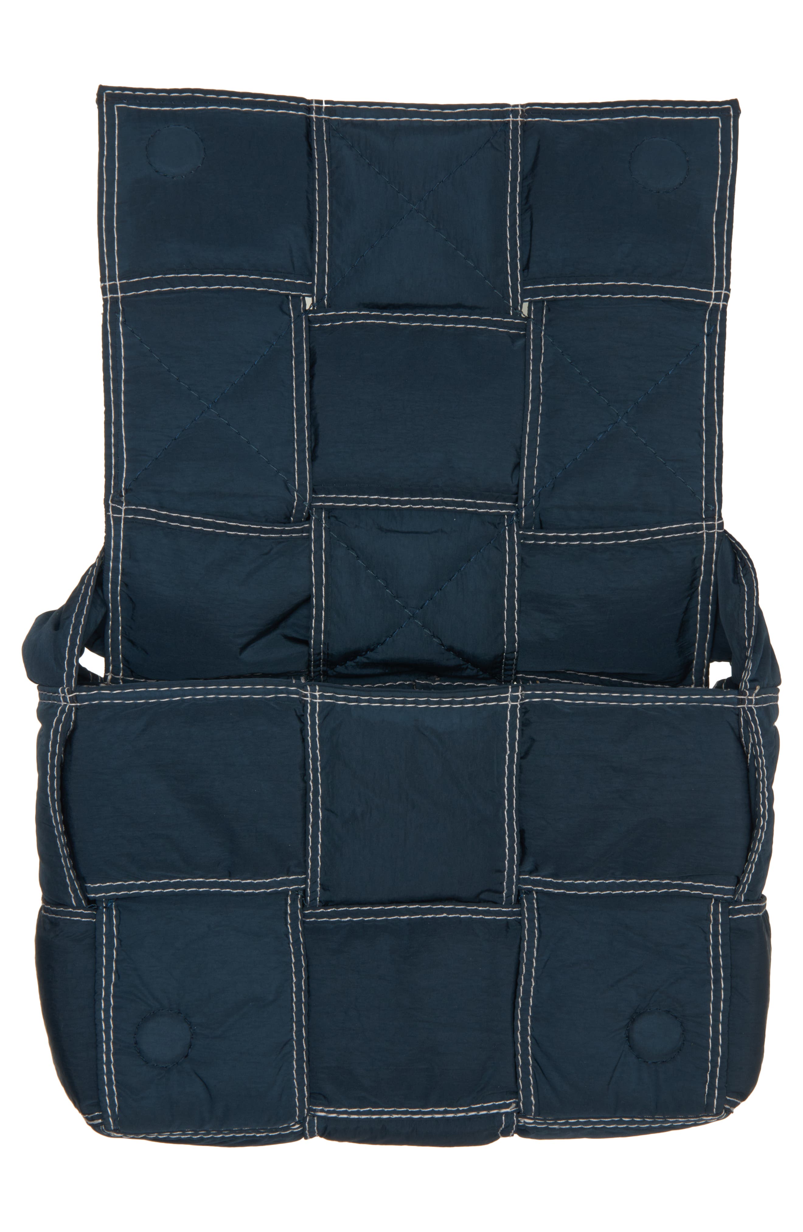 Bottega Veneta Small Padded Cassette Bag, Alternate, color, 3493 Deep Blue/ White