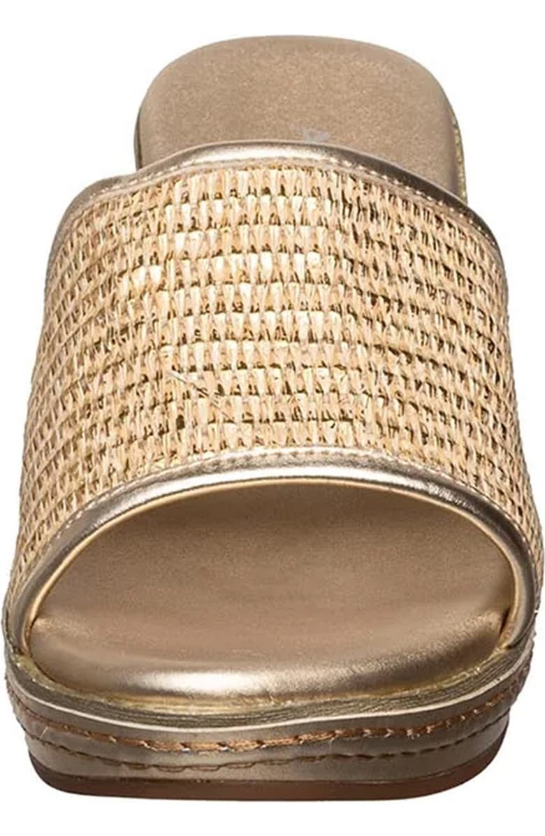 ANTELOPE Donni Platform Wedge Sandal, Alternate, color, Gold