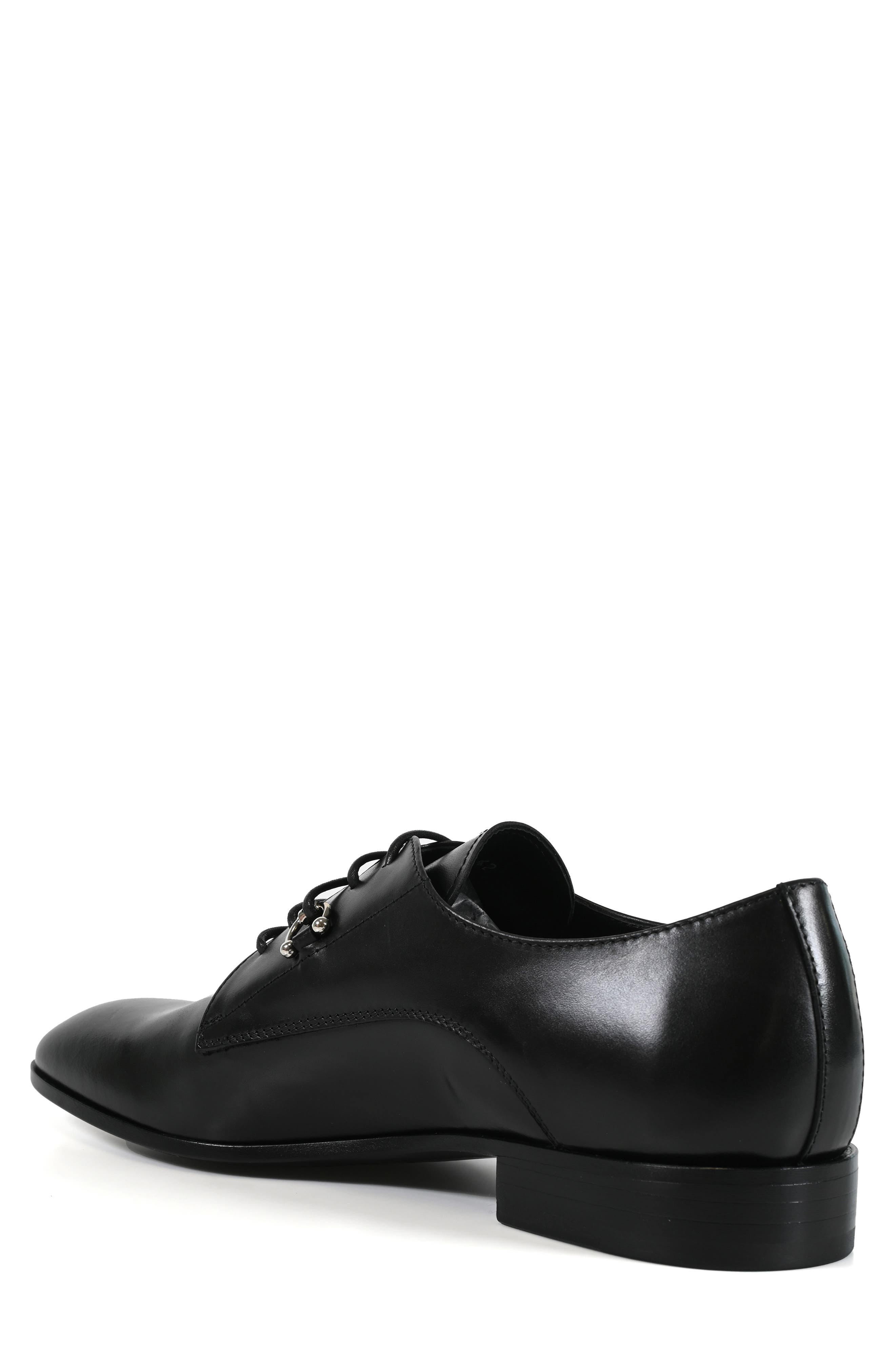 JOHN RICHMOND Plain Toe Derby, Alternate, color, Black