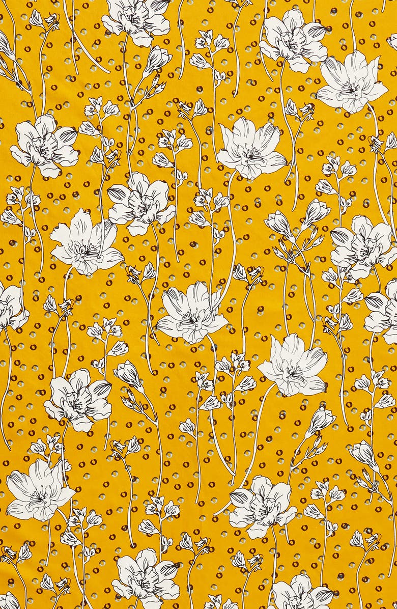 Halogen<sup>®</sup> Floral Print Silk Twill Scarf, Alternate, color,