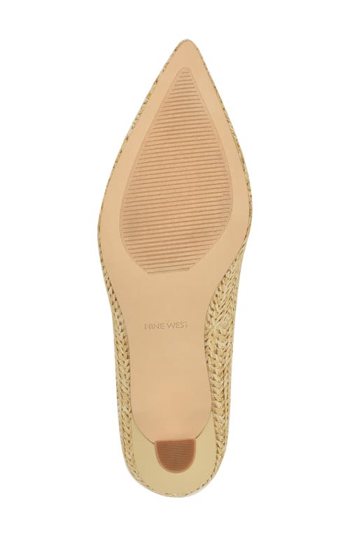 Nine West Ariella Pointed Toe Pump In Light Natural