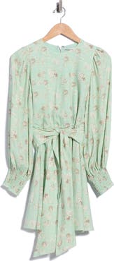 ALICE + OLIVIA Molli Floral Minidress with Belt