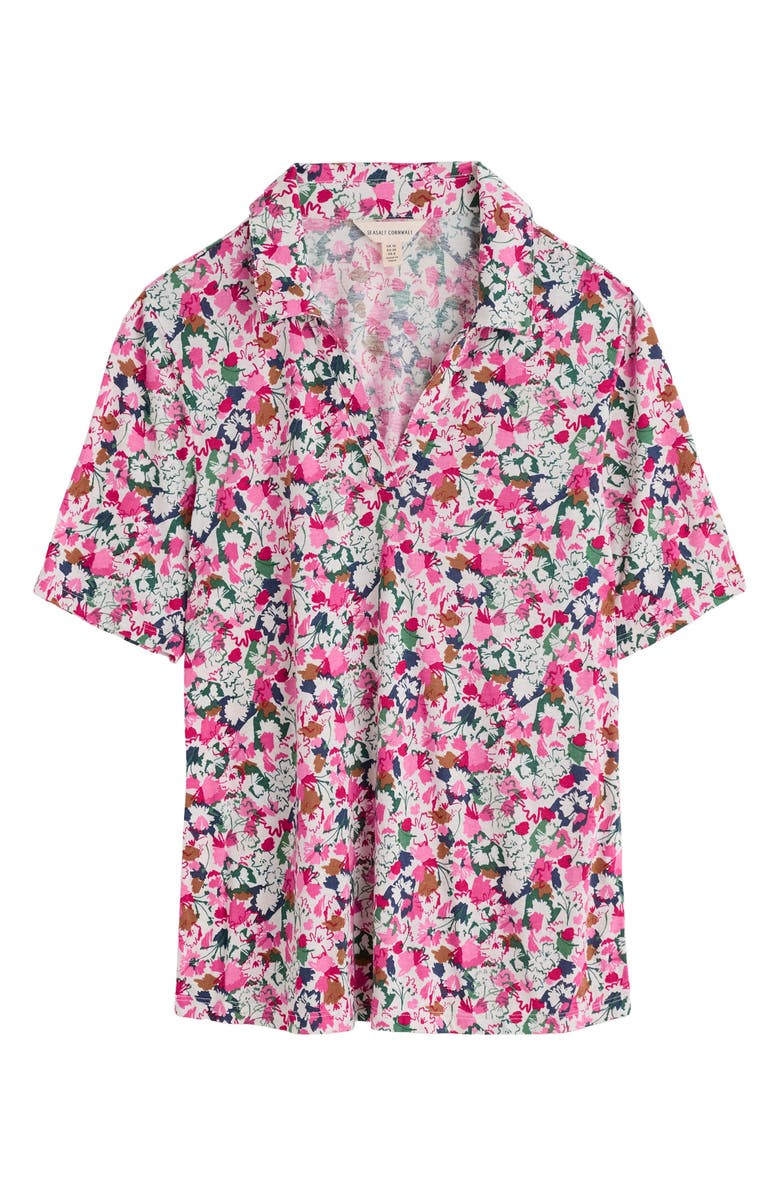 Seasalt Cornwall Misty Sky Organic Cotton Blend Shirt, Alternate, color, 