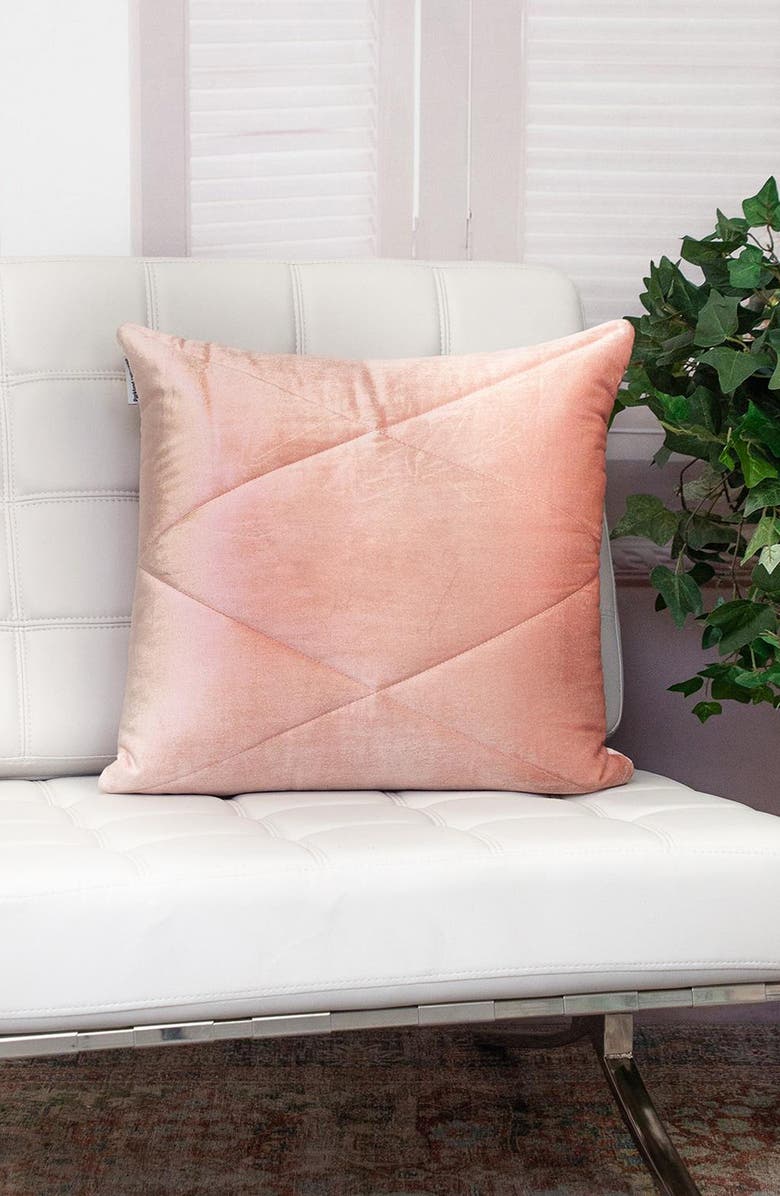 PARKLAND COLLECTION Koko Transitional Pink Throw Pillow, Alternate, color, Pink