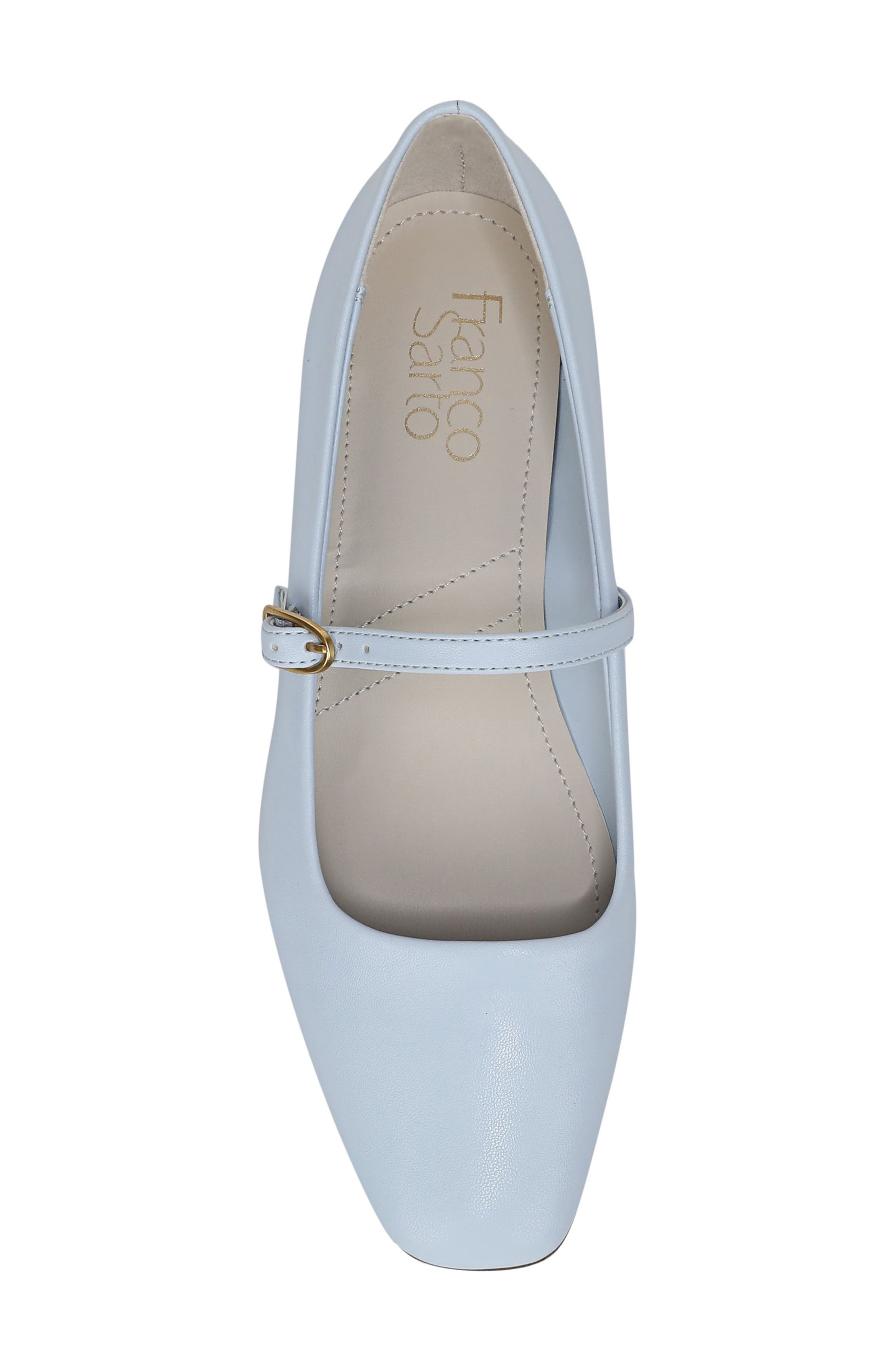 Valie Mary Jane Flat, Alternate, color, BLUE