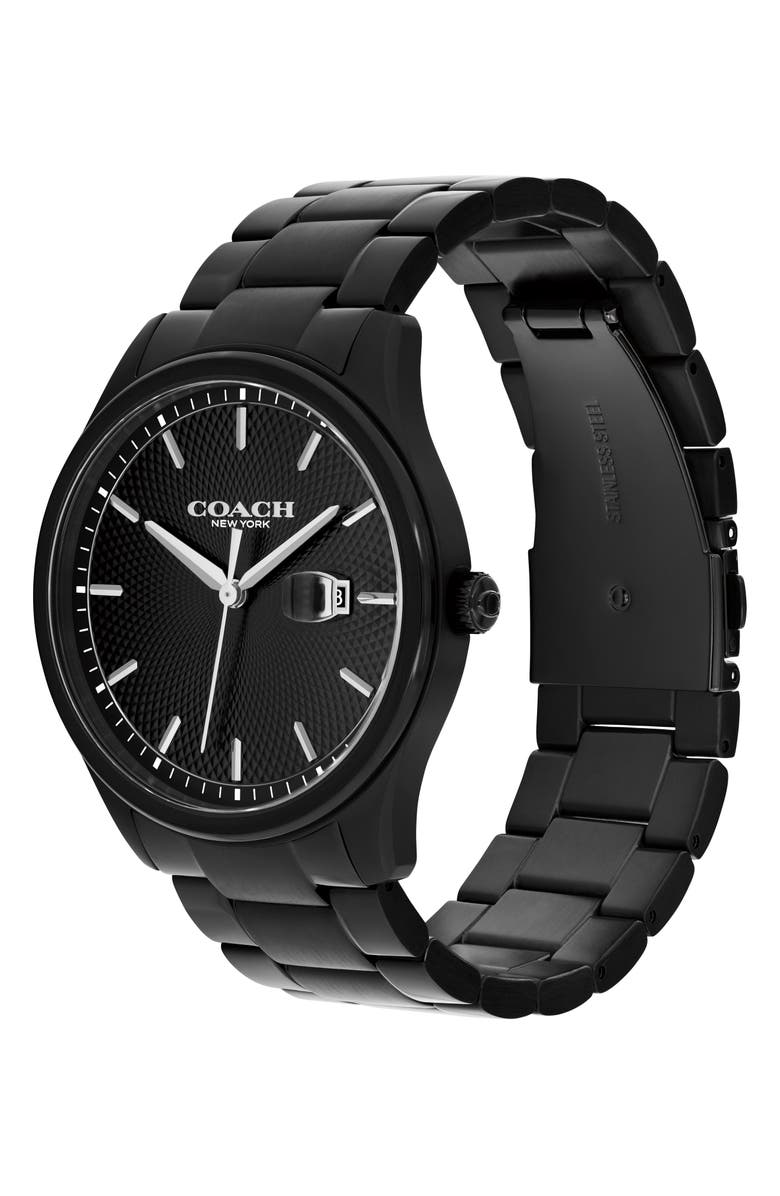 COACH Oliver Bracelet Watch, 41mm, Alternate, color, Black