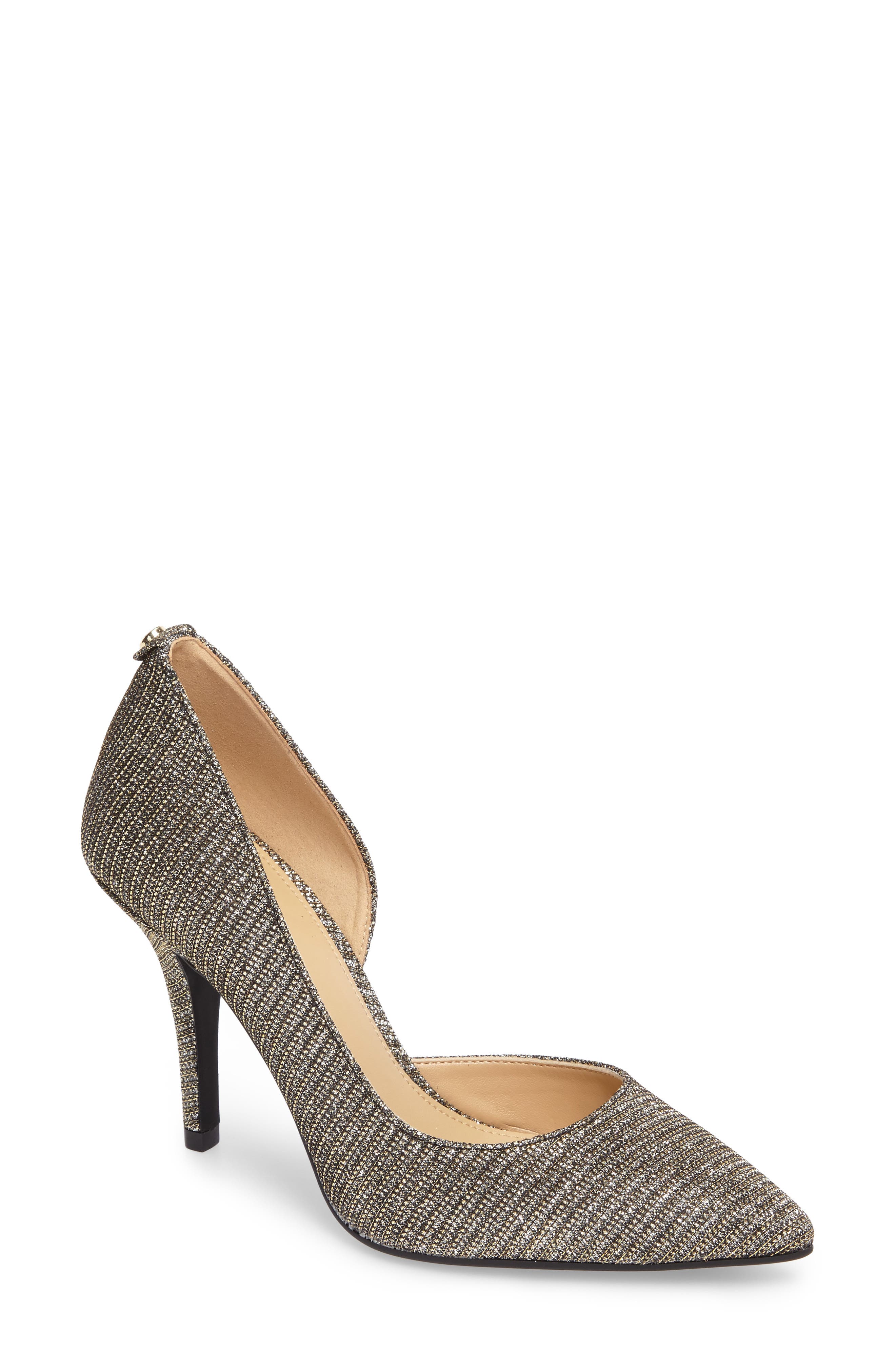 MICHAEL Michael Kors Nathalie Demi d'Orsay Pointy Toe Pump, Main, color, 