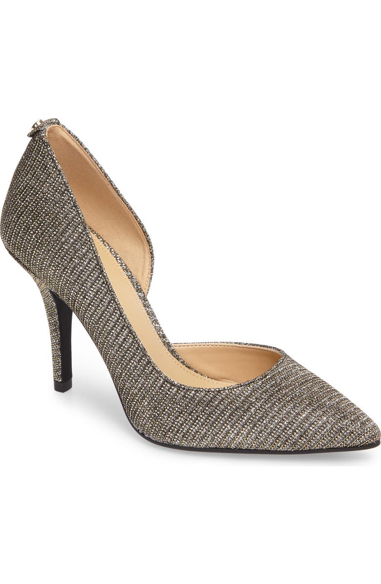 MICHAEL Michael Kors Nathalie Demi d'Orsay Pointy Toe Pump, Main, color,