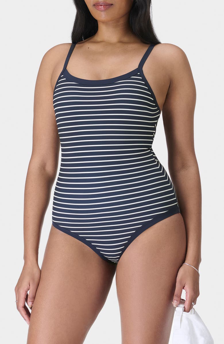 Sweaty Betty Riviera One-Piece Swimsuit, Main, color, 