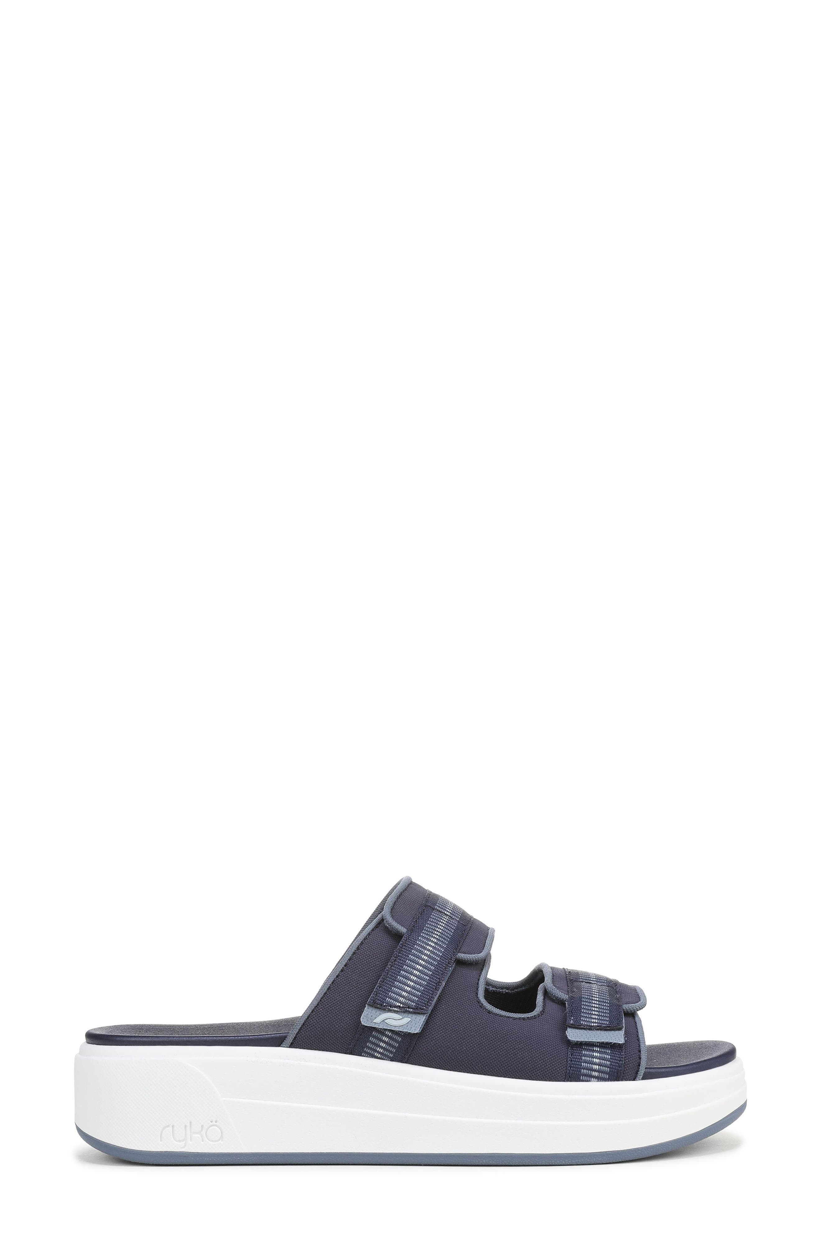 Rykä Viv Slide Sandal, Alternate, color, Academy Blue