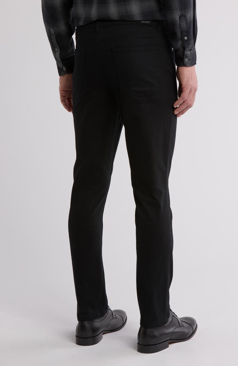 DKNY Powerstretch Slim Leg Pants, Alternate, color, Black