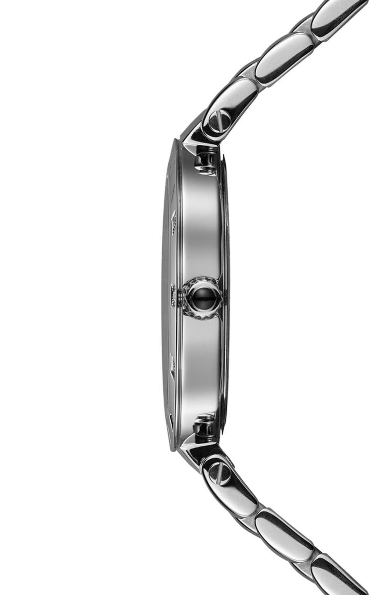 BALMAIN WATCHES Bijou Diamond Bracelet Watch, 33mm, Alternate, color, Silver/White