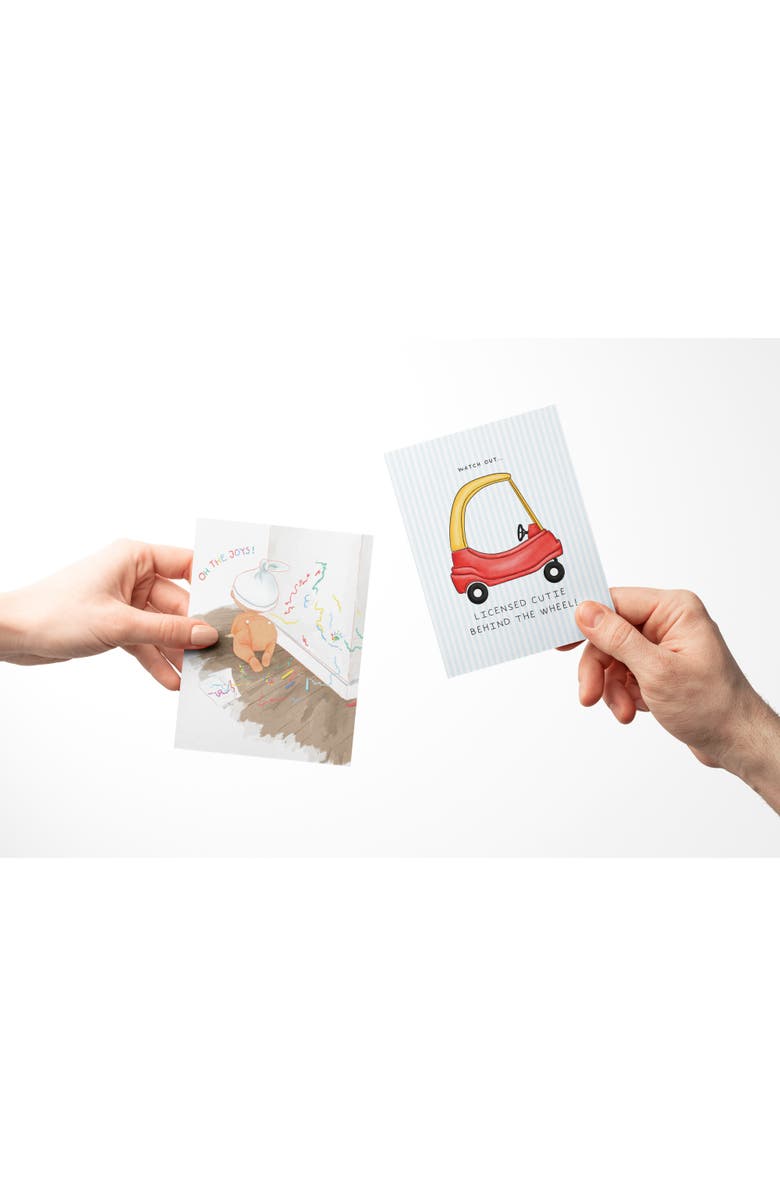 Ramus & Co Baby Greeting Card Pack (3ct) "Party Crayons, Licensed Cutie, Oh the Joys", Alternate, color, Multi-Pack