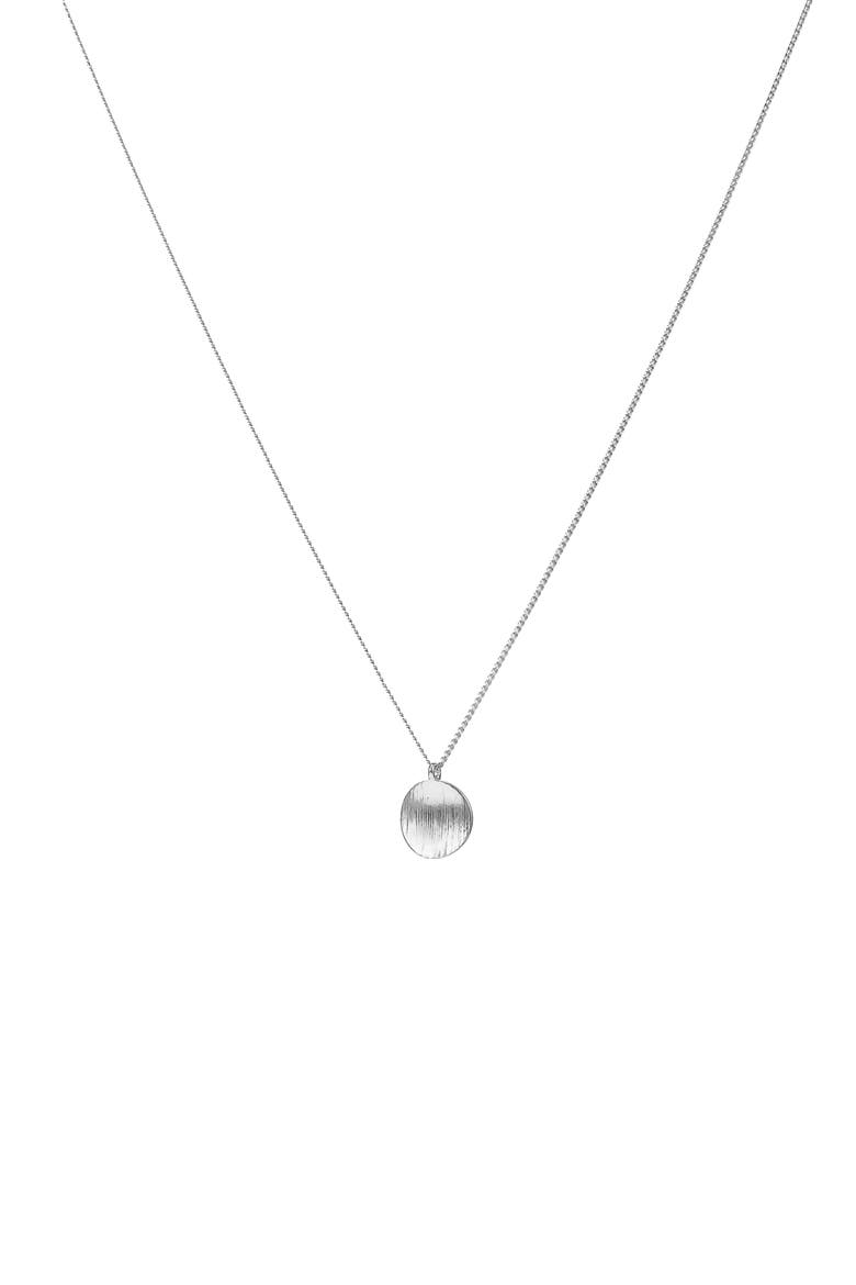 Sterling Silver 18k Gold Plated Madeleine Necklace Trendy Dainty Style, Main, color, Silver