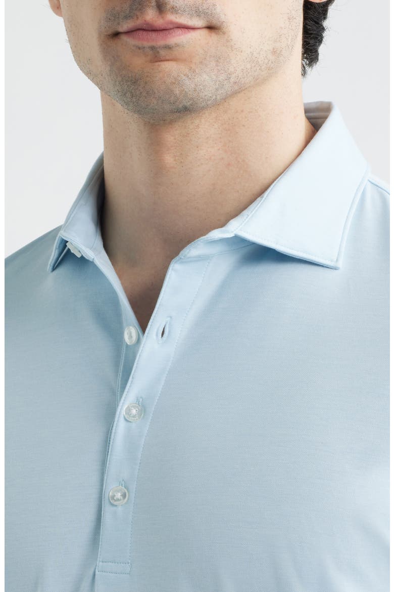Elba Top Shelf Cotton Blend Piqué Polo, Alternate, color, AIRY BLUE