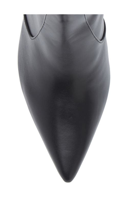 Stuart Weitzman Sculpt Zip Bootie In Black