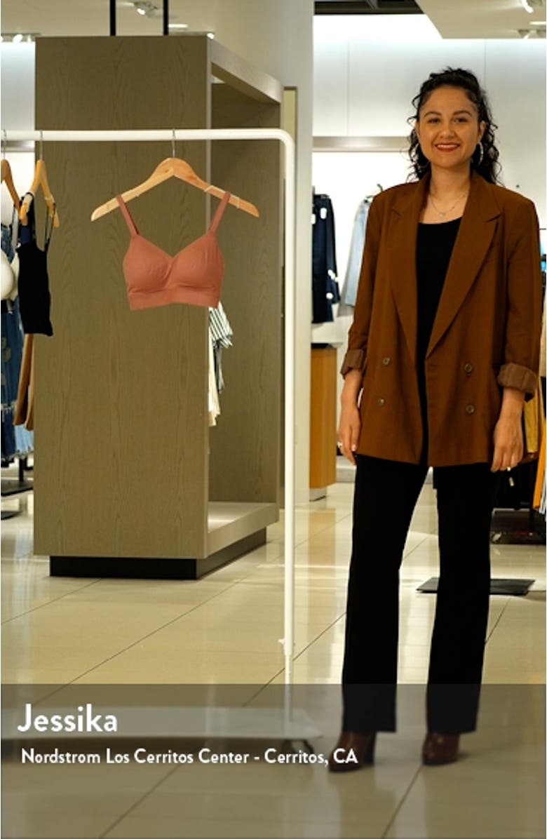 Second Skin Triangle Bralette, sales video thumbnail