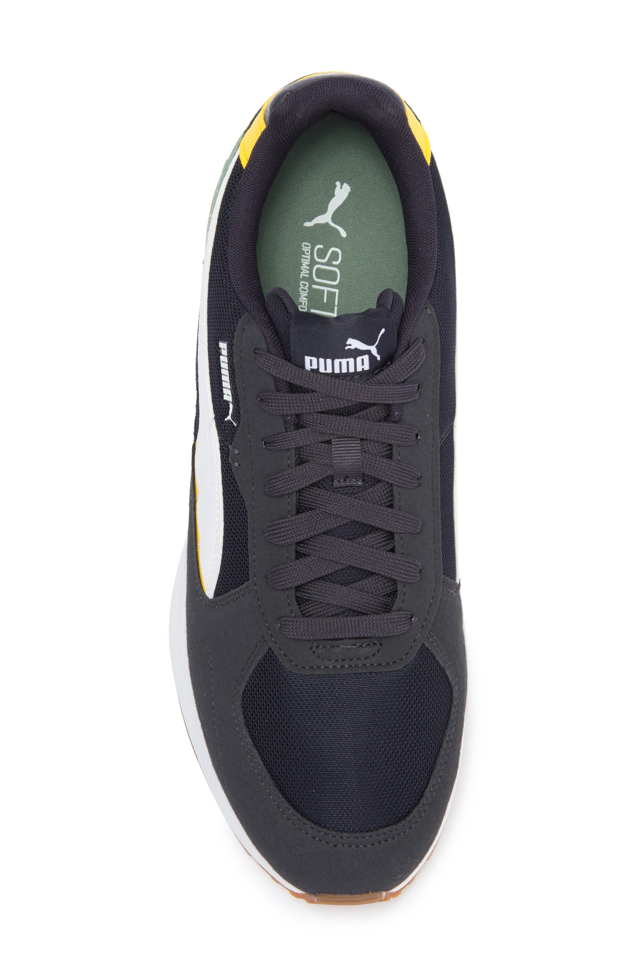 PUMA Graviton Sneaker, Alternate, color, New Navy-Puma White-Yellow