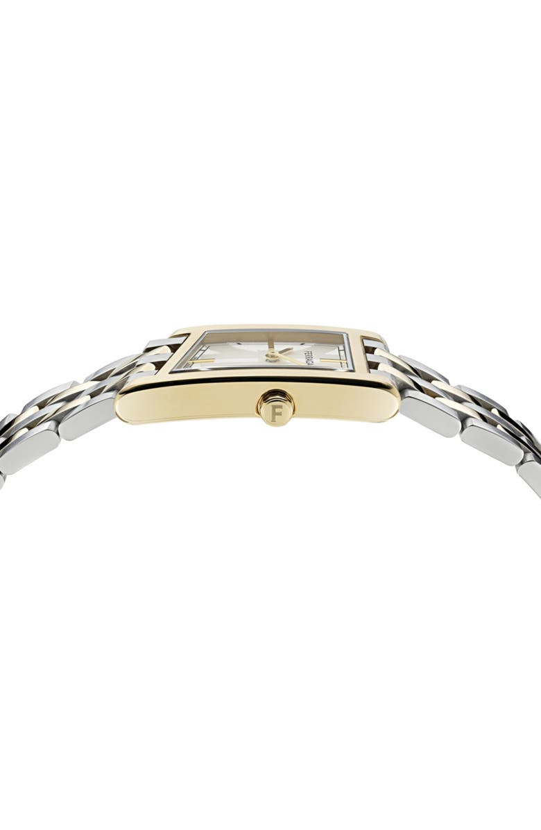 FERRAGAMO Asymetrique Bracelet Watch, 24mm x 39mm, Alternate, color, Two Tone