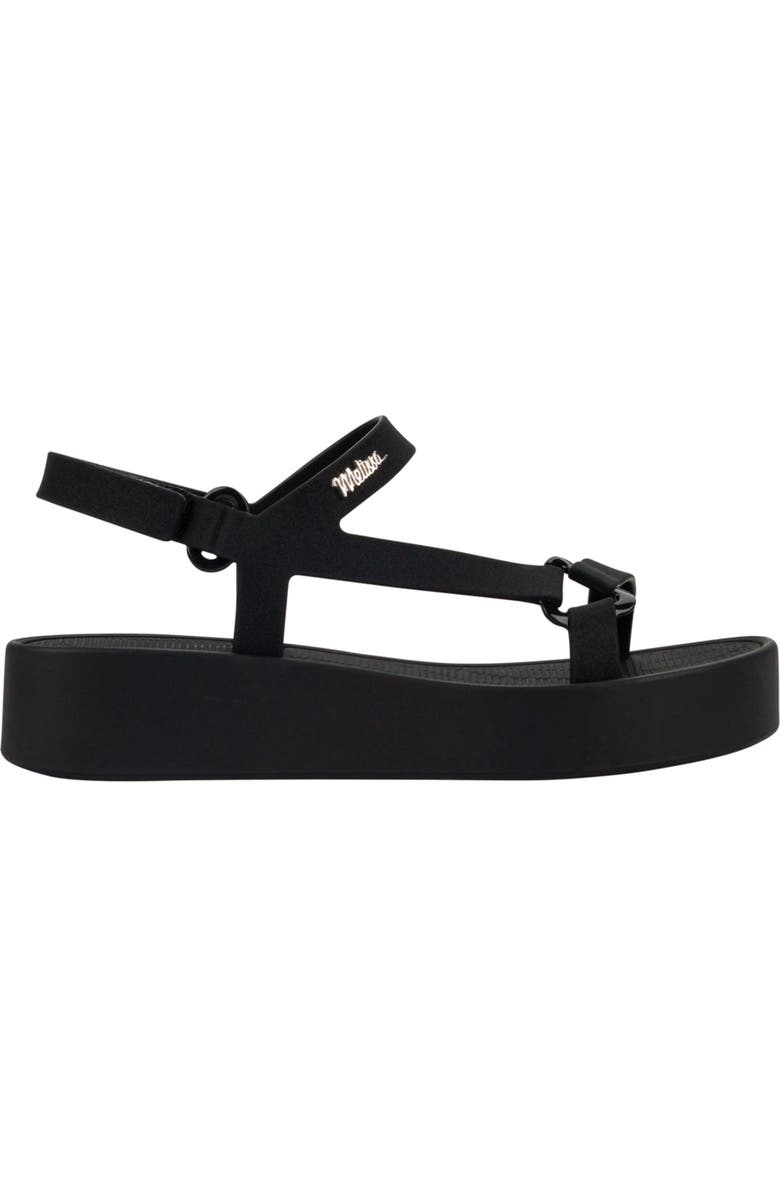 Melissa Sun Downtown Platform Sandal, Alternate, color, Black
