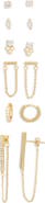 NORDSTROM RACK 6 Pairs Assorted Earrings