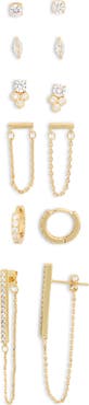 NORDSTROM RACK 6 Pairs Assorted Earrings