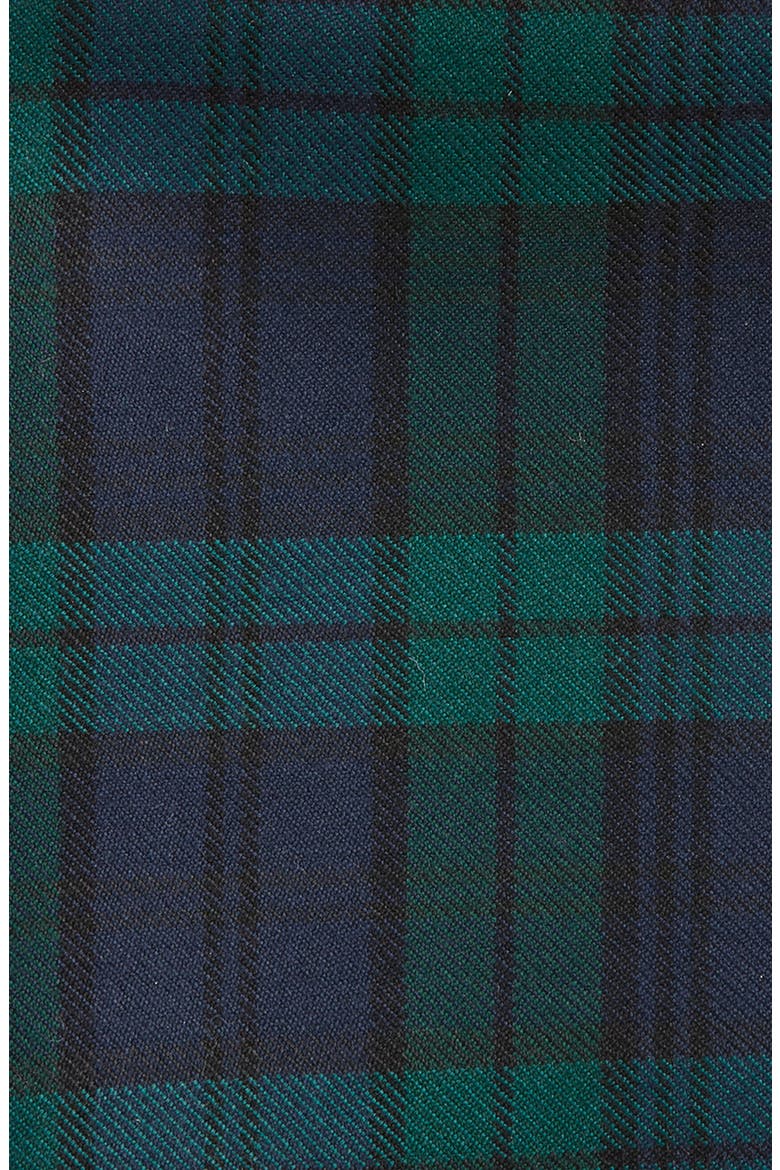 Tartan Green Plaid Wool Pocket Square, Alternate, color, GREEN