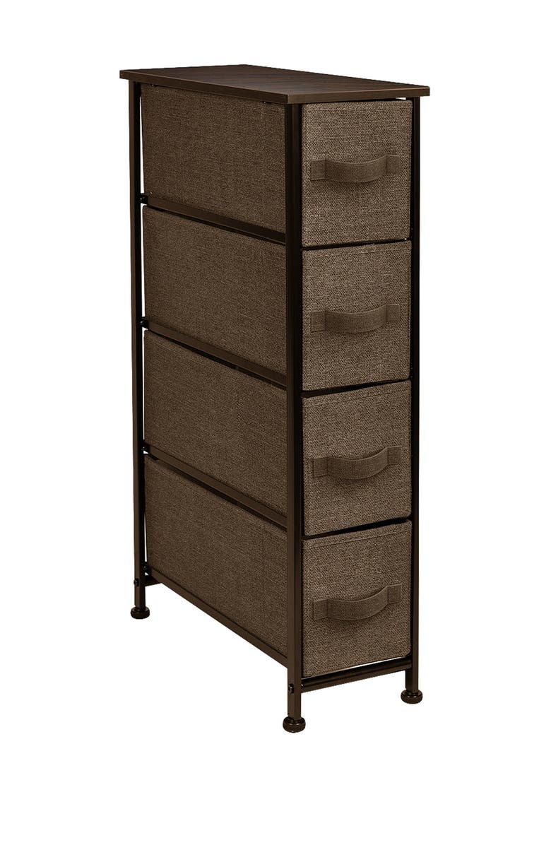 SORBUS Pink 4 Drawers Chest Dresser, Alternate, color, Pink