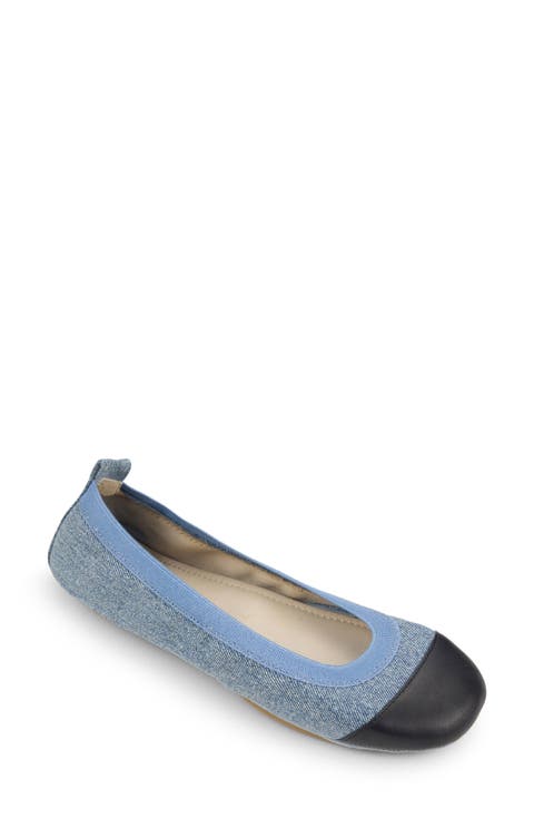 Samantha Foldable Ballet Flat (Women)
