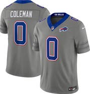 Nike Men's Nike Keon Coleman Gray Buffalo Bills Nickel City Vapor F.U.S.E. Stitched Limited Jersey
