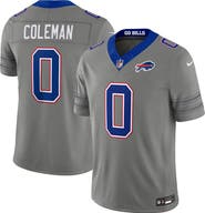 Nike Men's Nike Keon Coleman Gray Buffalo Bills Nickel City Vapor F.U.S.E. Stitched Limited Jersey