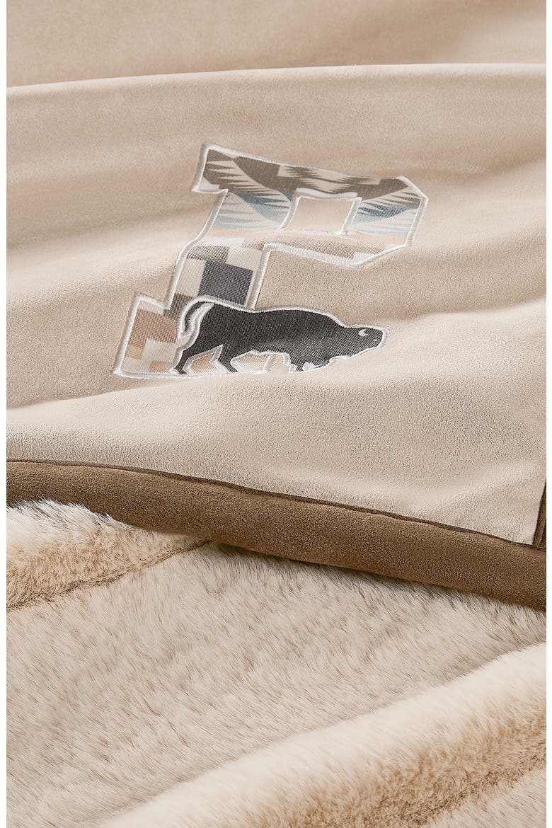 Icon Throw Blanket, Alternate, color, IVORY